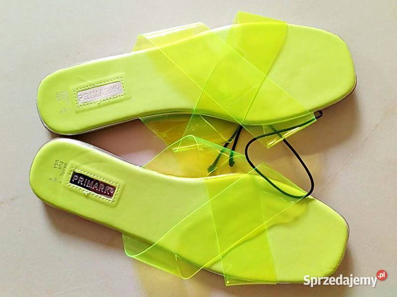Nowe klapki 40 seledynowe fluorescencyjne małopolskie Kraków