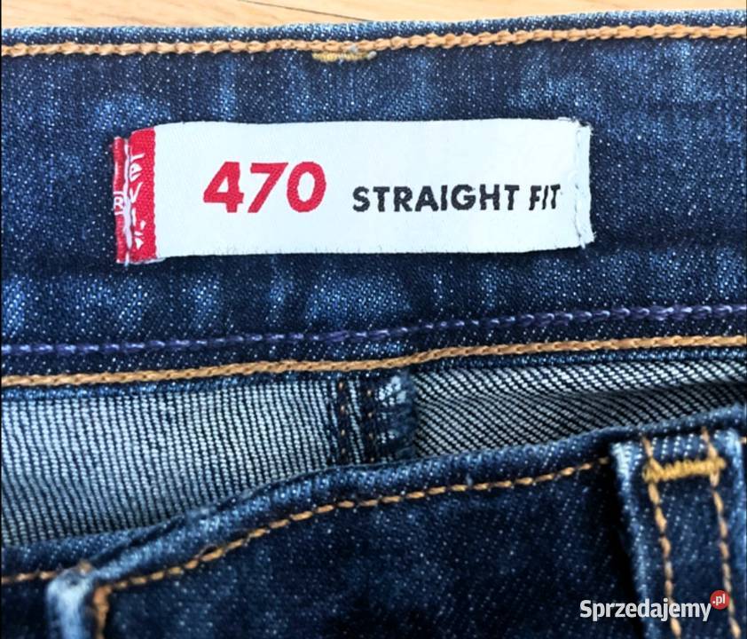 Kultowe Jeansy Levis Strauss Co 470 Straight Fit śląskie Poraj