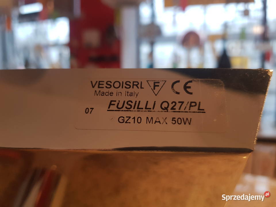 Klosz Glass Vetro VESOI do FUSILLI Q27 sprężynka Warszawa