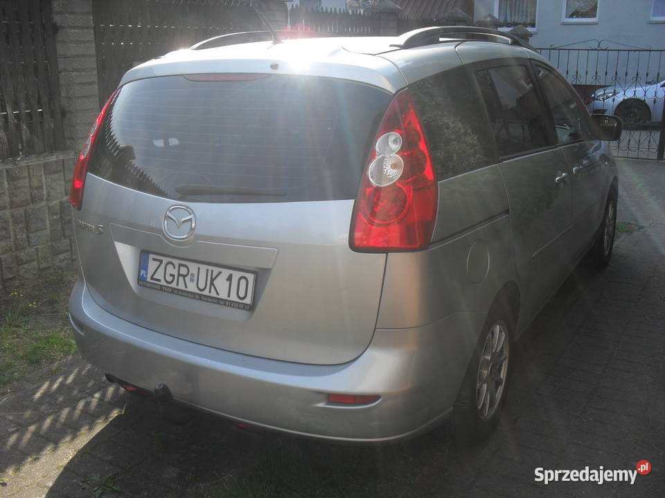 MAZDA 5 18 benzzarejestr7 osobowa klima I ABS
