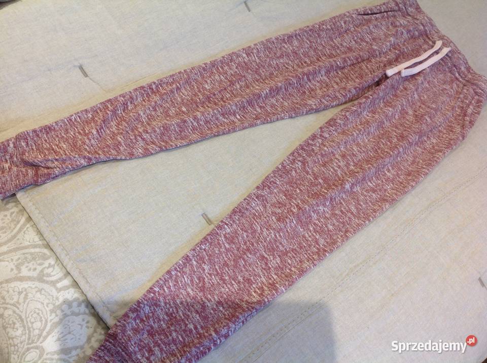 Cienkie spodnie dzianinowe FB SISTER r XS melanż Fishbone Nowa Sól