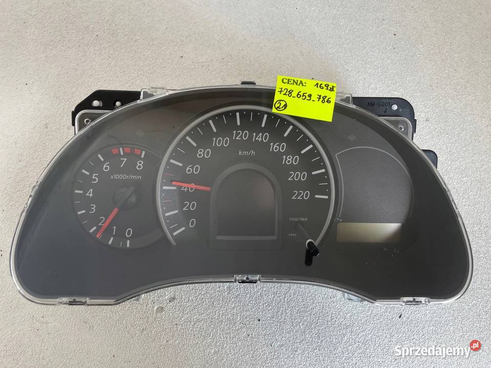 LICZNIK ZEGARY NISSAN MICRA QASHQAI Warszawa