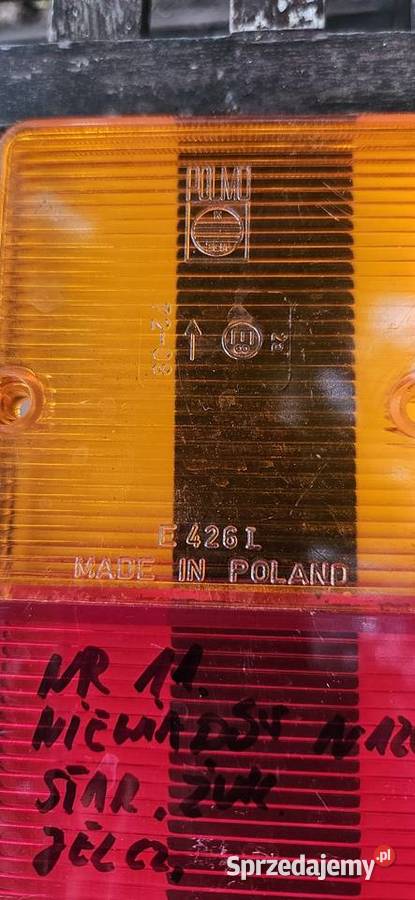 Nowy 11 oryginałKlosz lampy Niewiadów N250 N126 Lampy tylne Gorzów Wielkopolski sprzedam