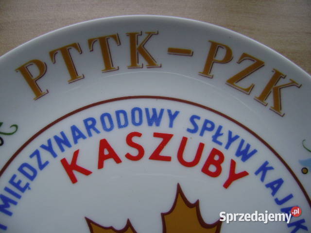 Starocie z PRL PTTK Talerz pamiątkowy ze Spływu Gdynia sprzedam