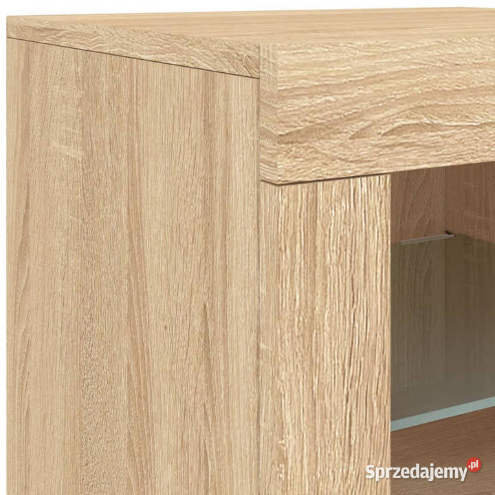 Szafka z oświetleniem LED dąb sonoma 202x37x67 mazowieckie sprzedam