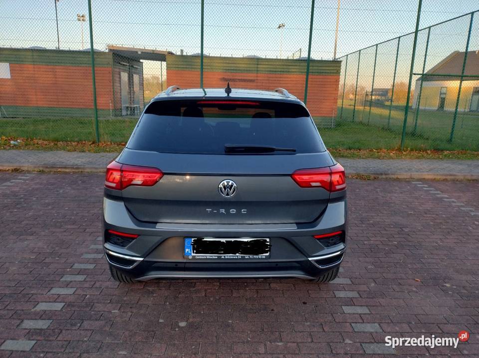 VW Troc 20TDI DSG Asystenci Panorama PDC Kamery szary T-Roc