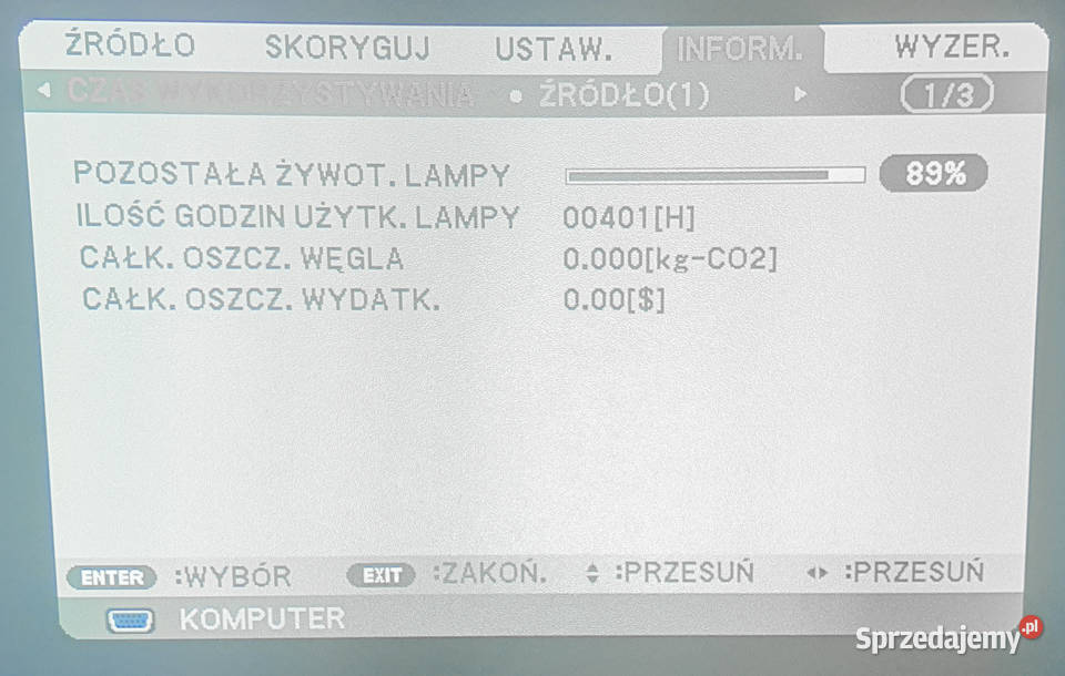 Projektor NEC NPV260G DLP SVGA Częstochowa
