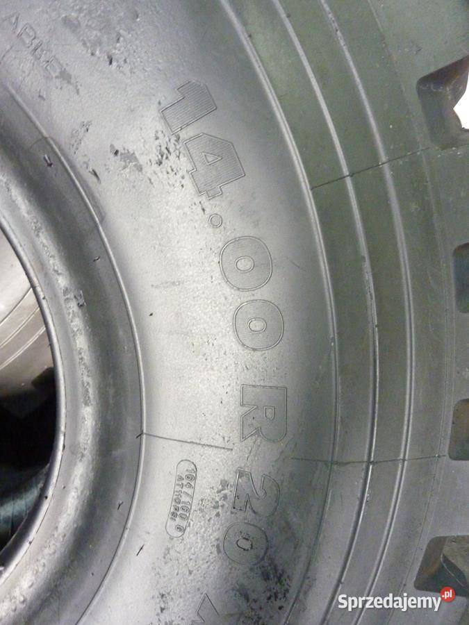 2x Opona używana przemysłowa 1400R20 MICHELIN 20cale Zaścianki