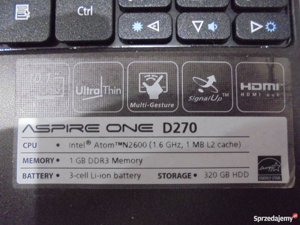 Netbook ACER Aspire One D270 Katowice
