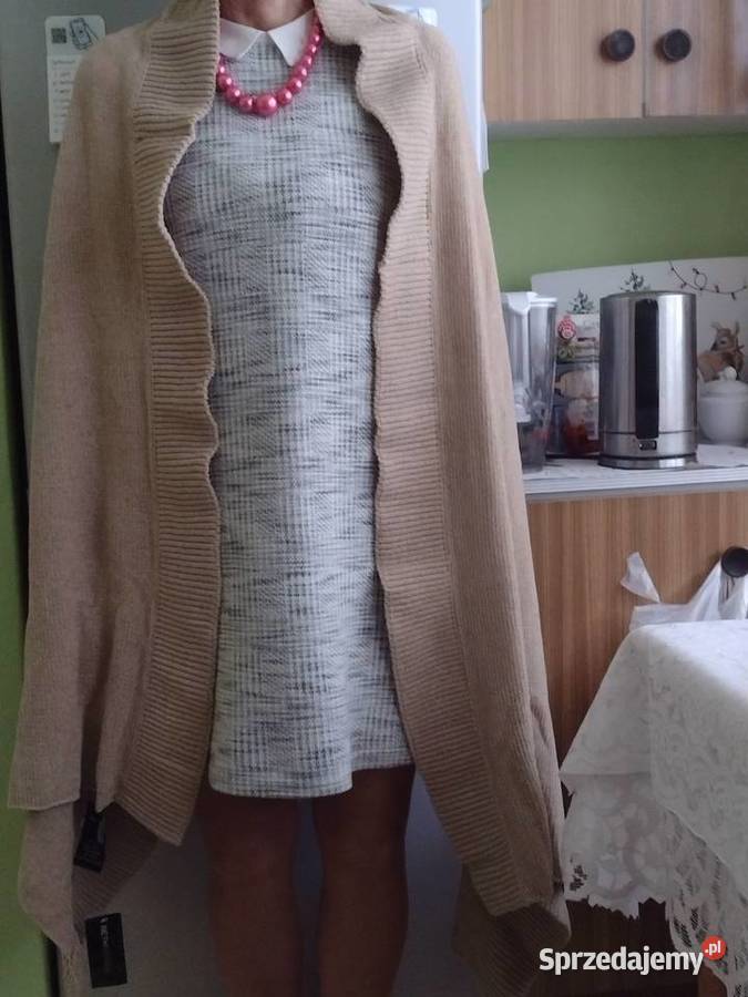 Wytworny ogromny szal zimowyetola z LondynuNOWY