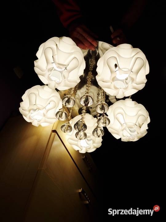 Plafon lampa wisząca ledowa 5 żarówek diody led Lublin