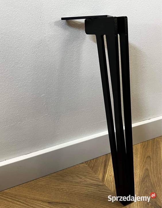 Czarna Noga metalowe Nogi loft Stolik kawowy 70 Akcesoria meblowe Bochnia