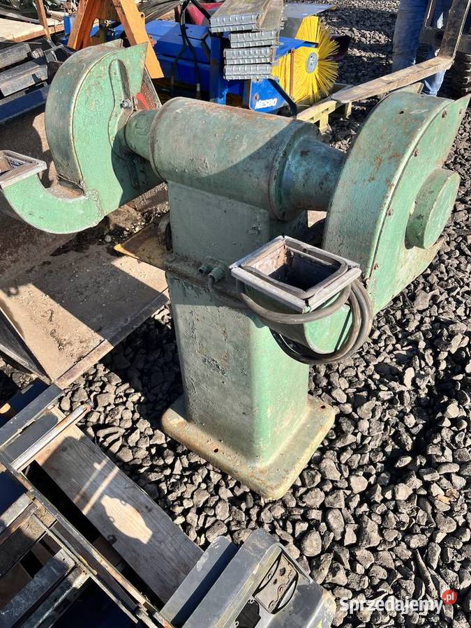 Szlifierka 2 tarczowa stara porządna duża Kłobuck