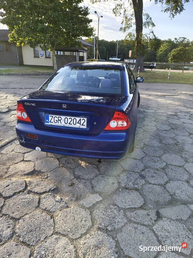 Honda Civic 7 generacji wersja coupe plus Gaz 1700cm3 Szczecin