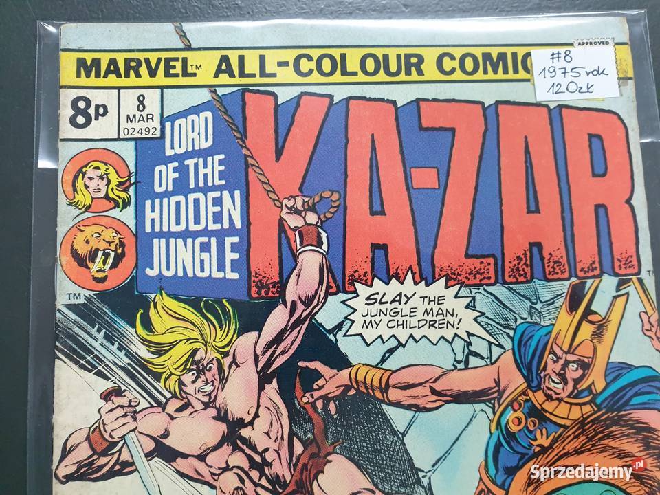 KaZar Lord Of The Hidden Jungle komiks Marvel sprzedam