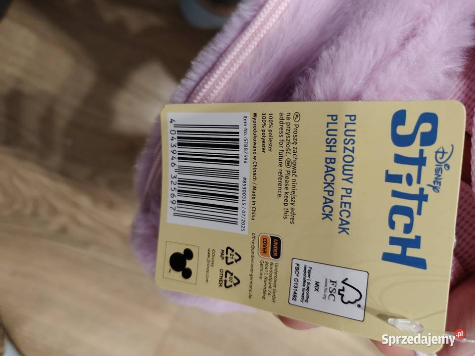 Plecak pluszowy Bełchatów