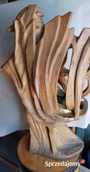 Rzeźba figura Święta Barbara ceramika syg Art Orneta