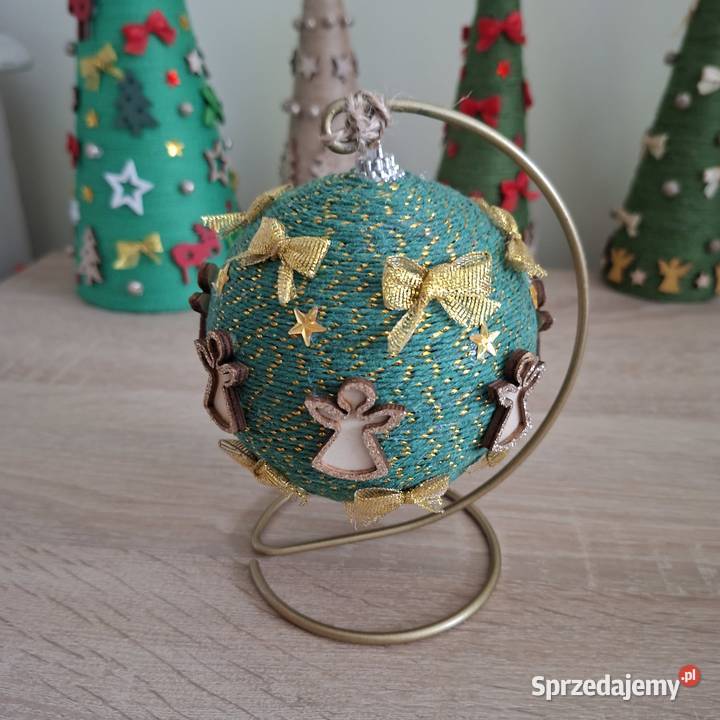 Bombki ręcznie robione 10 średnicy wielokolorowy łódzkie Poddębice sprzedam