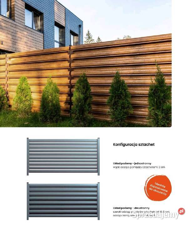 Sztachety metalowe mat Radzymin