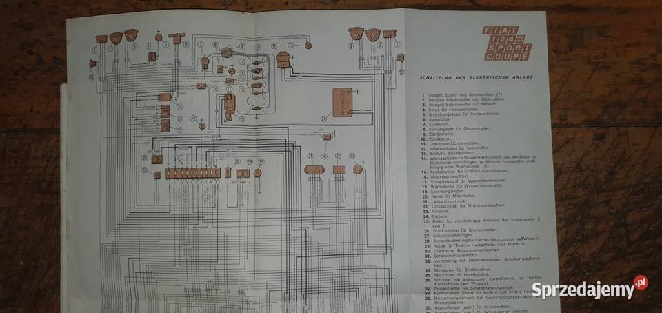 Instrukcja obsługi książka Fiat 124 Sport Coupe dolnośląskie Wrocław sprzedam