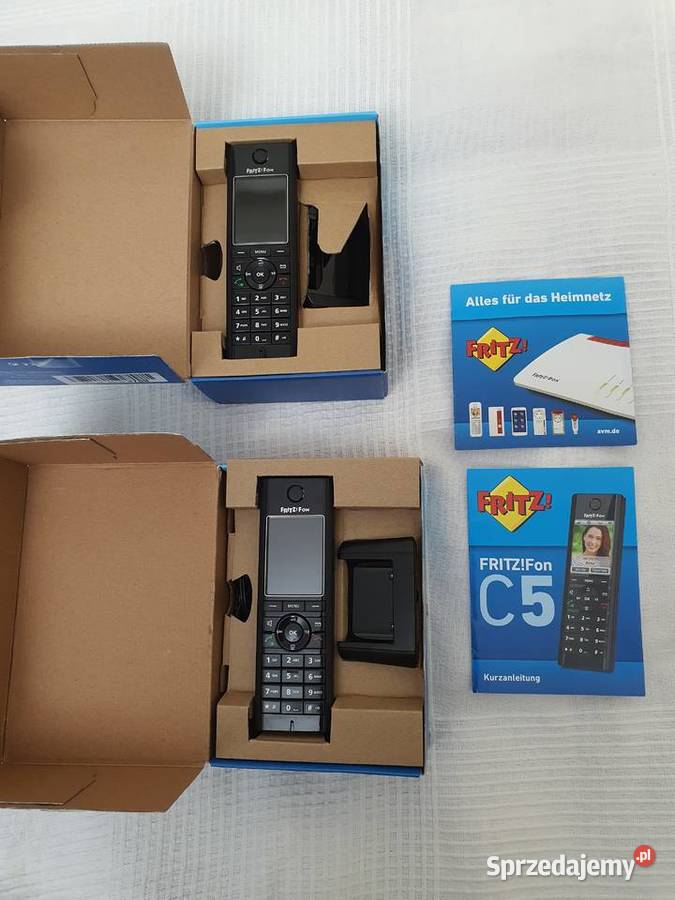AVM FRITZFon C5 TELEFON STACJONARNY DECT VoIP Poznań