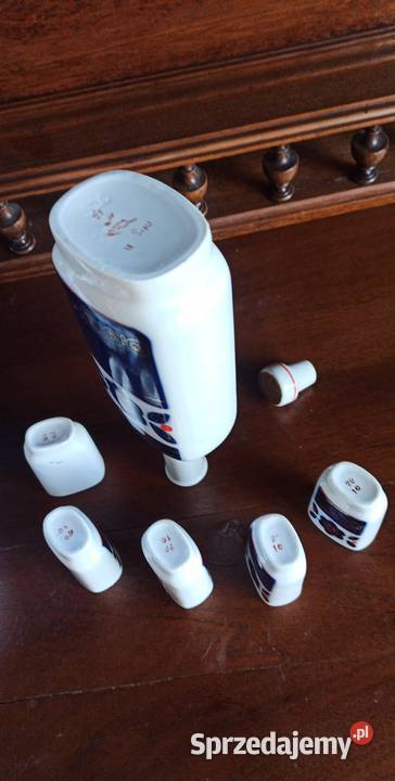 Karafka z kieliszkami Gubernia Wołyńska Gdańsk