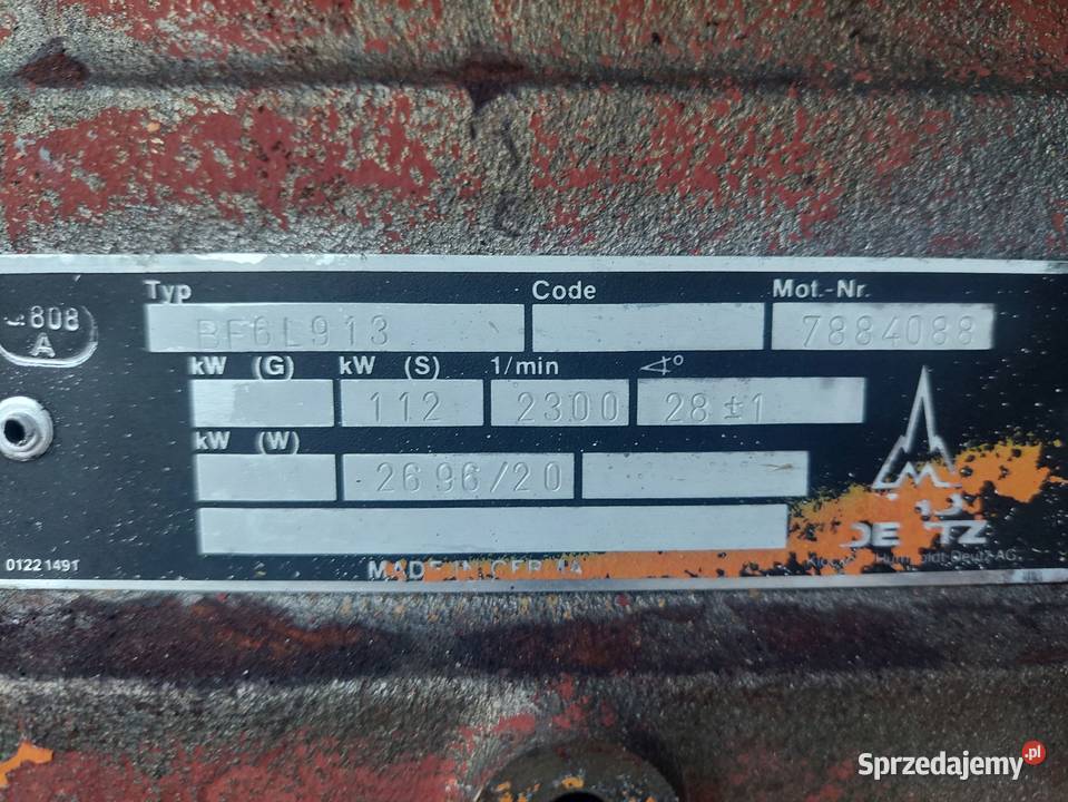 Silnik Deutz BF6L913 BF 6L 913 6cylindrowy Kielce