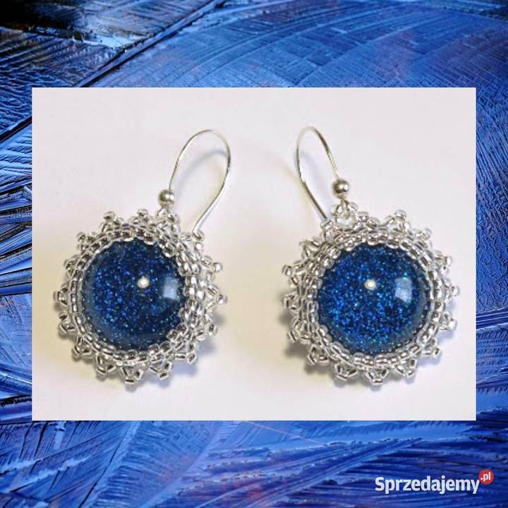 KOLCZYKI Z ŻYWICĄ Warszawa