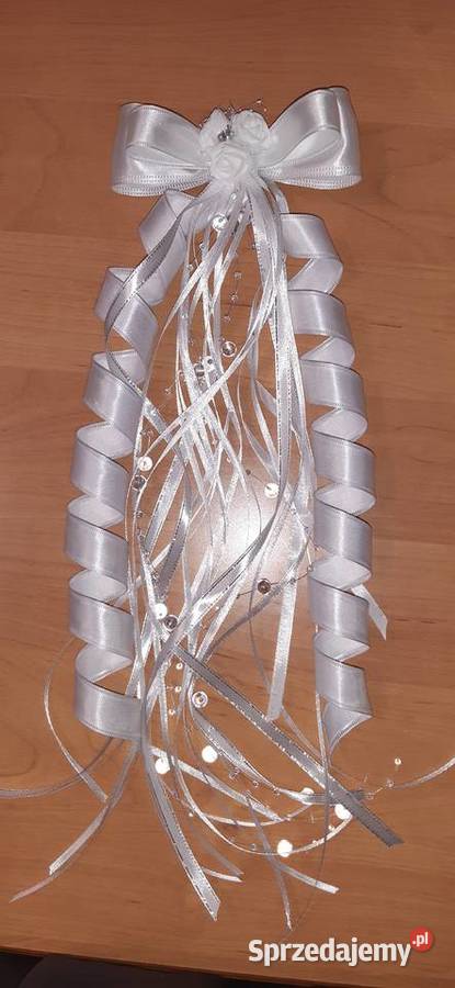 Kokarda do wianka komunijnego ze spiralkami Borów