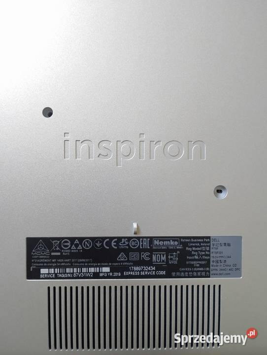 Laptop dell Inspiron 5570