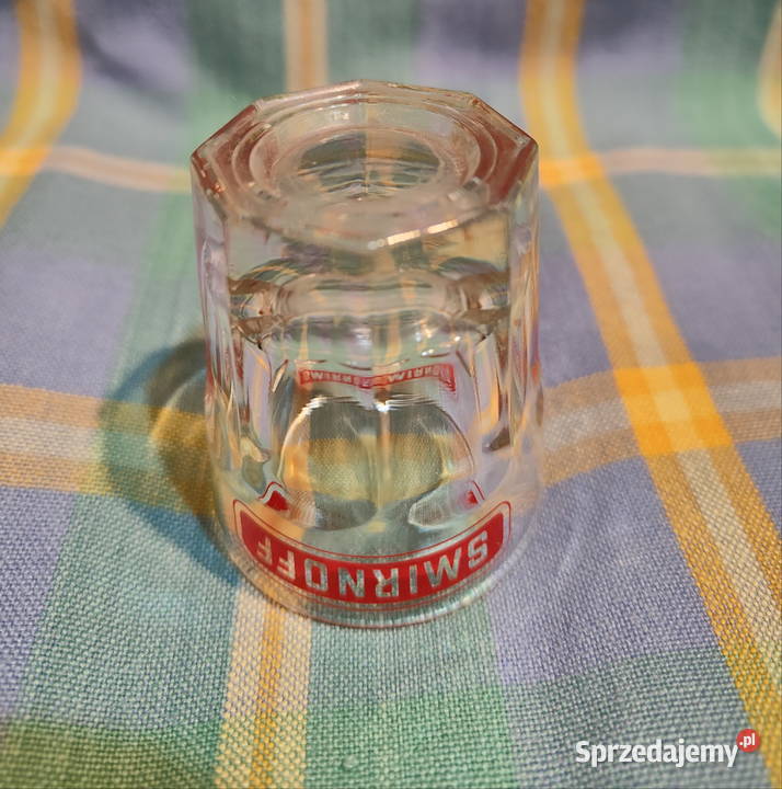 Vintage Kultowe kieliszki i szklanki Smirnoff z