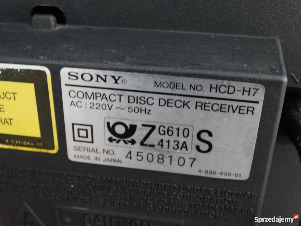 Wieża Sony mocna WYSYŁKA Jasło