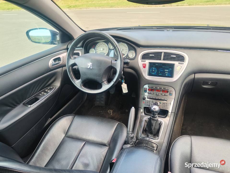 Peugeot 607 2006 LIFT skóra zadbany zar w światła przeciwmgielne Gryfino