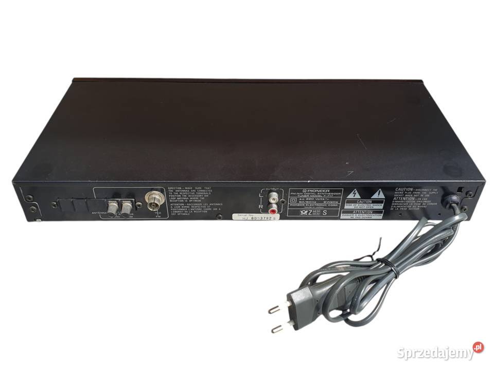 Stary tuner cyfrowy radio Pioneer F717 Made in śląskie Cieszyn