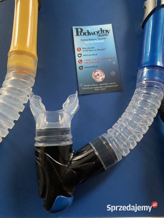 Fajka nurkowa Elba z zaworem górnym i dolnym Bytom