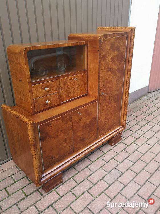 Mam na sprzedaż piękną witrynę artdeco orzech wielkopolskie Swarzędz