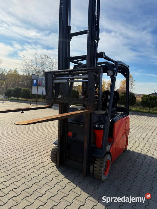 wózek widłowy elektryczny LINDE E16PH przesuw