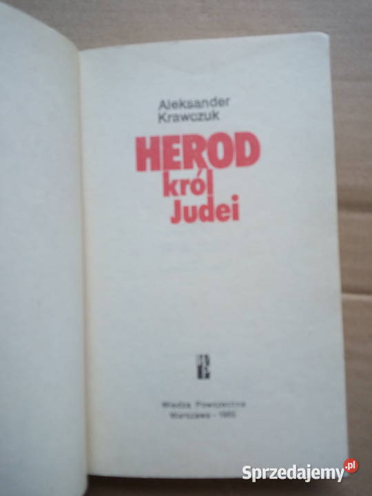 Herod król Judei Aleksander Krawczuk Sokółka