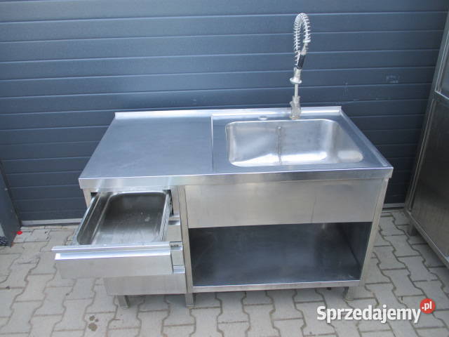 Zlew Gastronomiczny 1 Komorowy Z Półką 4 Ostrów Wielkopolski sprzedam