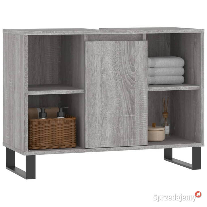 Szafka łazienkowa szary dąb sonoma 80x33x60 Warszawa