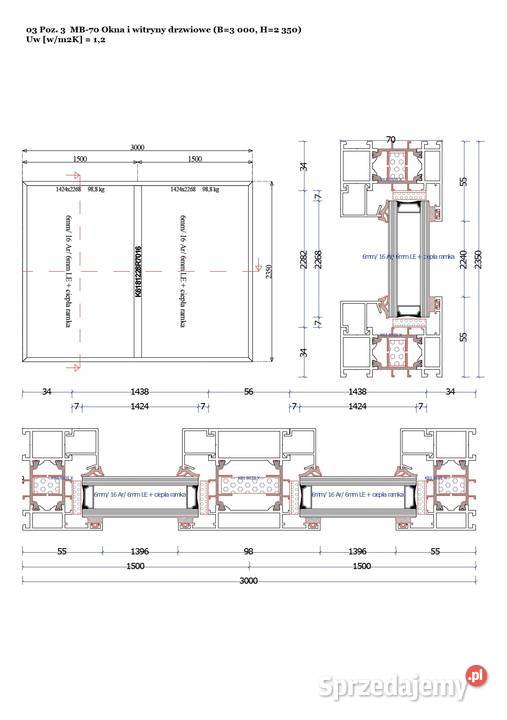 sprzedam okna aluminiowe najwyższej klasy z Okna ścienne Bełchatów