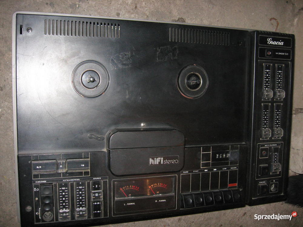 magnetofony szpulowe i radio Warszawa