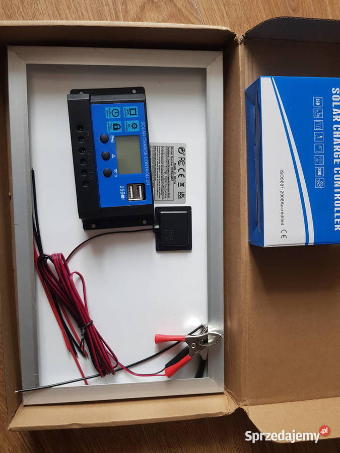 Panel solarny z kontrolerem łódzkie Bełchatów sprzedam