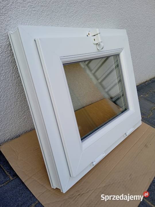 Okno gospodarcze uchylne NOWE PCV 80x60 Bydgoszcz