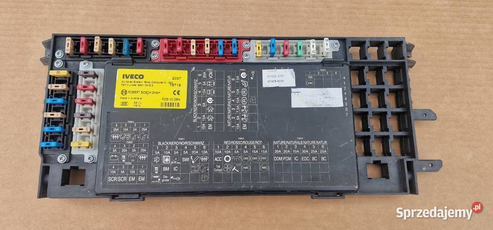 IVECO STRALIS MULTIPLEX SYSTEM BODY KOMPUTER Bieleń