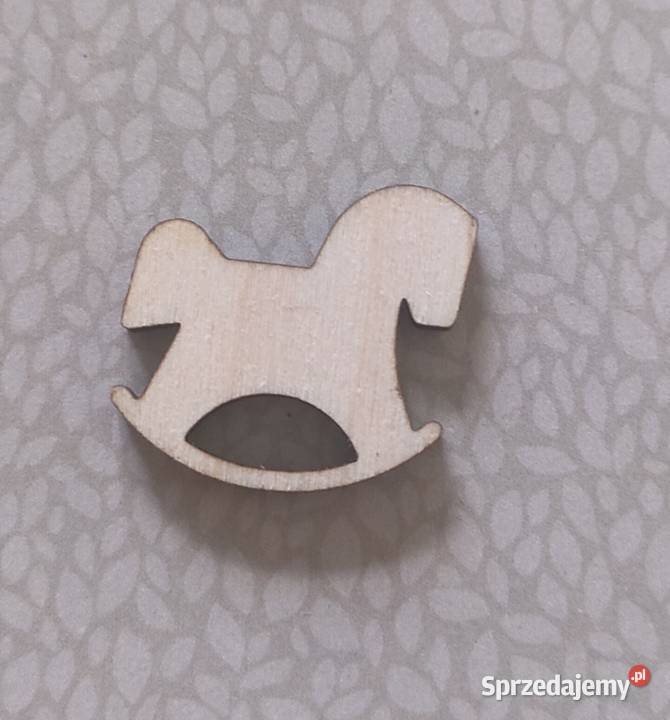 Koń konik na biegunach sklejka drewno decoupage Tczew sprzedam
