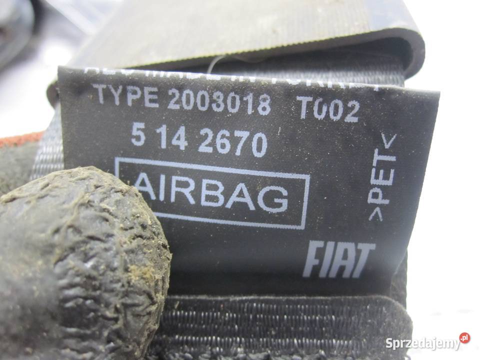 FIAT DOBLO II 13r pas bezpieczeństwa prawy przód