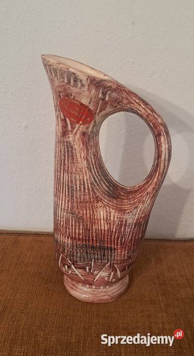 ceramiczny dzbanek ręcznie malowany Belgia mazowieckie Warszawa