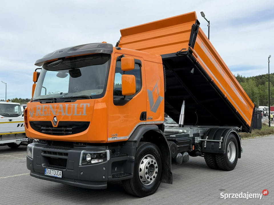 Renault PREMIUM 18380 4x2 Wywrotka 3 stronna DMC tempomat Widełki