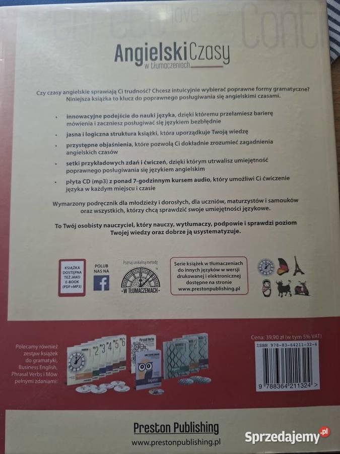 Angielski w tłumaczeniach Czasy Adam Urban CD Książki do nauki języka obcego Kraków